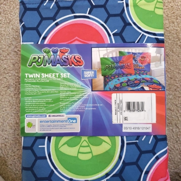PJ masks twin sheet set - Picture 2 of 3